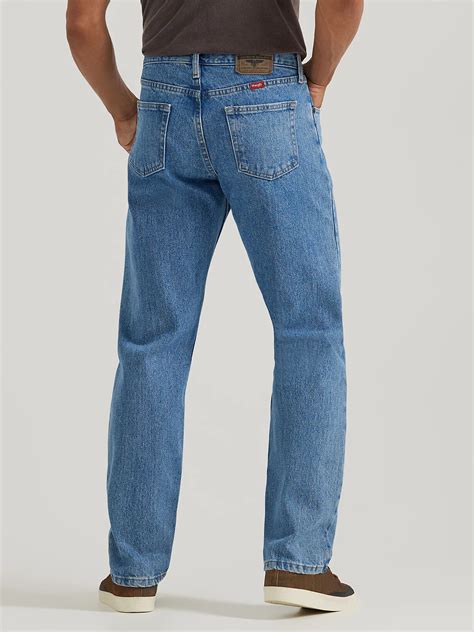 wrangler 5 star jeans relaxed fit|wrangler relaxed fit jeans black.